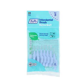 TePe Extra Soft scovolini interdentali 3 blu (0,6 mm) 8 pz