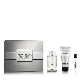 Montblanc Explorer Platinum Pacco regalo eau de parfum  100 ml + bagnoschiuma 100 ml + eau de parfum