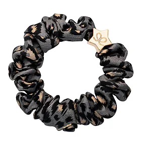 By Eloise London Gold Star Skinny Silk Scrunchie