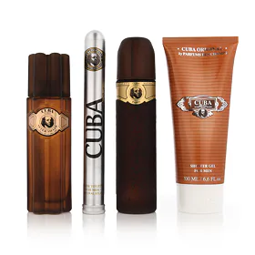 Cuba Gold Pacco regalo Eau de Toilette 100 ml + acqua dopobarba 100 ml + doccia gel 200 ml + Eau de